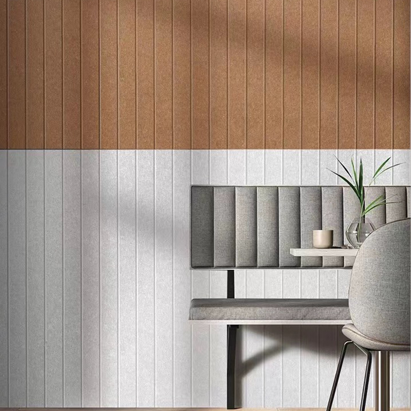 Kierrätetty ECO-materiaali 100 % Pet Huopa Polyesterikuitu Akustinen Paneeli Mykistävä Tulenkestävä Seinäakustinen paneelilevy Valmistus