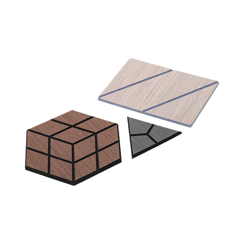 3D-akustiset puiset viilulevyseinäpaneelit sisäseinä- ja kattopaneeleihin