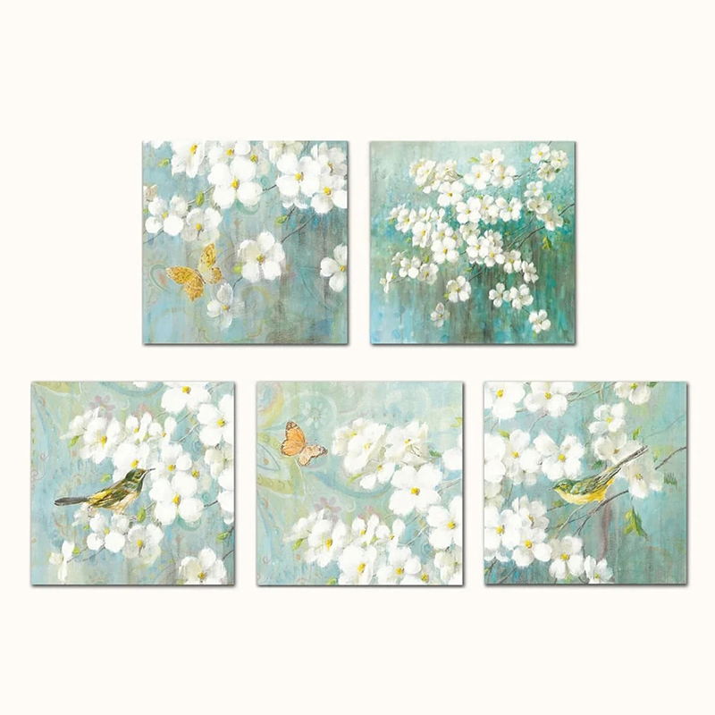 Modernit lämmönsiirto-akustiset seinämaalaukset - HD, ääntä vaimentavat, makuuhuoneeseen/olohuoneeseen